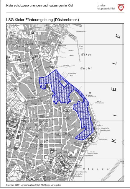 Naturschutzverordnungen und -satzungen in Kiel