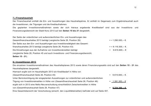 Haushaltsplan Stadt Konz 2013.pdf - Verbandsgemeinde Konz