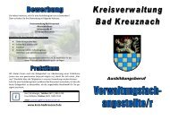 Infoflyer Verwaltungsfachangestellte/r