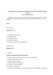 Aufsichtsverordnung - AufsVO - Hessisches Kultusministerium