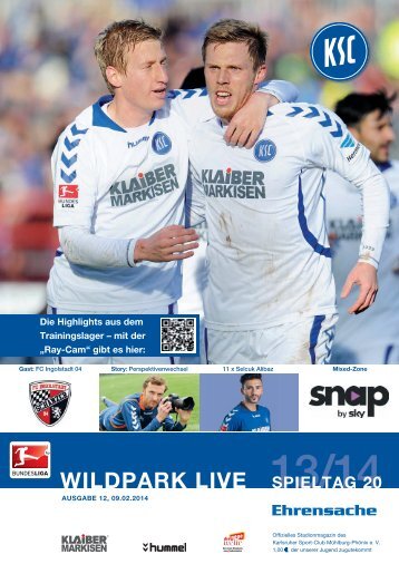 Stadionzeitung 20. Spieltag (KSC - FC Ingolstadt) - Karlsruher SC