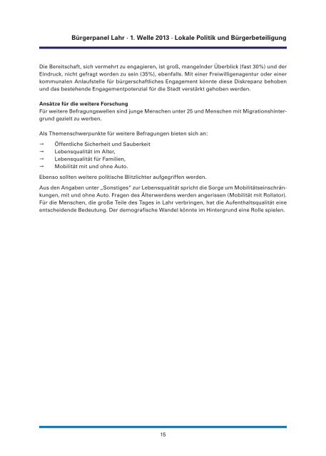 Ergebnis-Broschüre 1. Welle 2013 (application/pdf) - Stadt Lahr