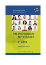 Fortbildungen VHS-Verband BW 2/2013 (application/pdf) - Stadt Lahr