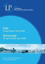 Programm 2014 - Lindauer Psychotherapiewochen