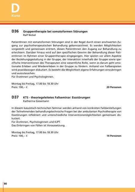 Programm 2014 - Lindauer Psychotherapiewochen