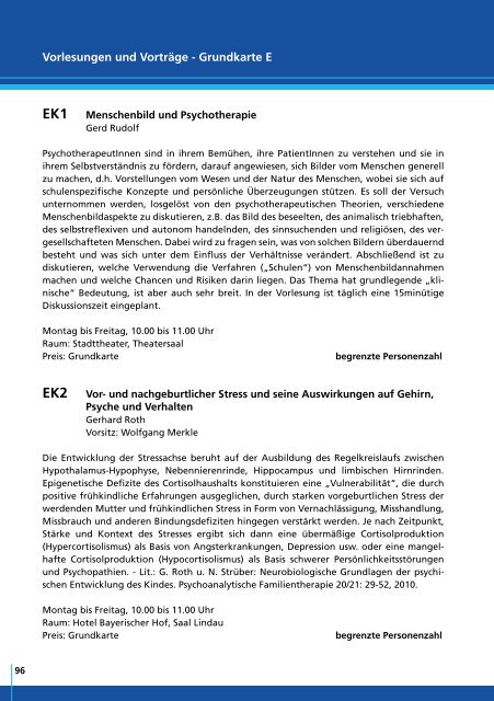 Programm 2014 - Lindauer Psychotherapiewochen