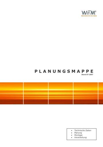 Planungsmappe WEM Wandheizung (1,38 MB). - Lehmprojekt