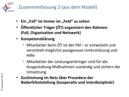 Steuerung der Hilfe zur Pflege durch Case Managment