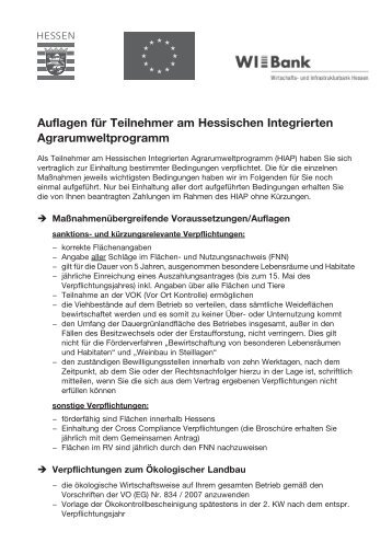 Anlage - Flächenverzeichnis zum HIAP-Antrag