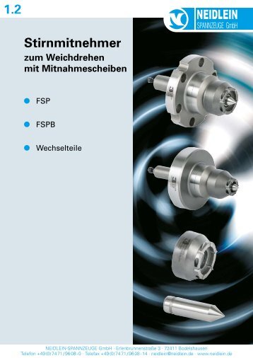 Stirnmitnehmer zum Weichdrehen [PDF 454 KB] - Neidlein ...