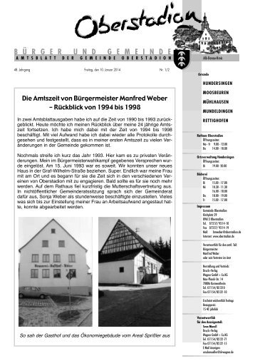 Amtsblatt 1 - Oberstadion