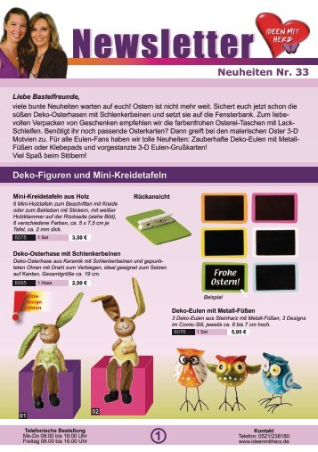 Ideen mit Herz Newsletter Nr. 33