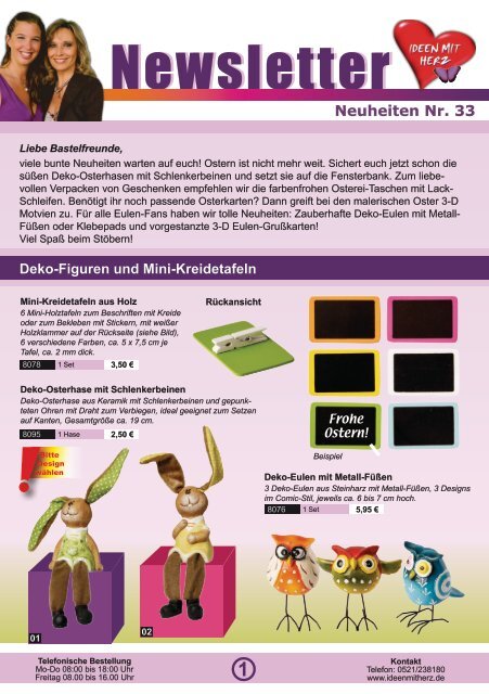 Ideen mit Herz Newsletter Nr. 33