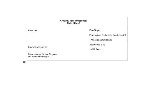 1. Auftraggeber: Physikalisch-Technische Bundesanstalt ...