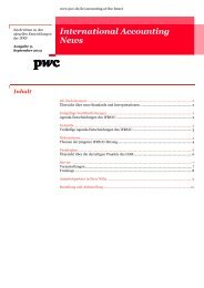 International Accounting News, Ausgabe 12, Dezember 2011 - PwC