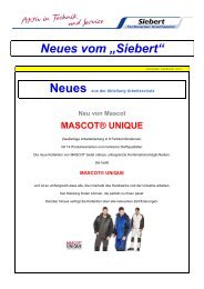 Neues vom „Siebert“ - Siebert Technischer Großhandel GmbH