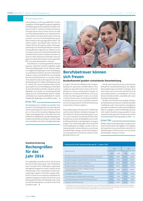 SHBB Journal (Ausgabe 04/2013)