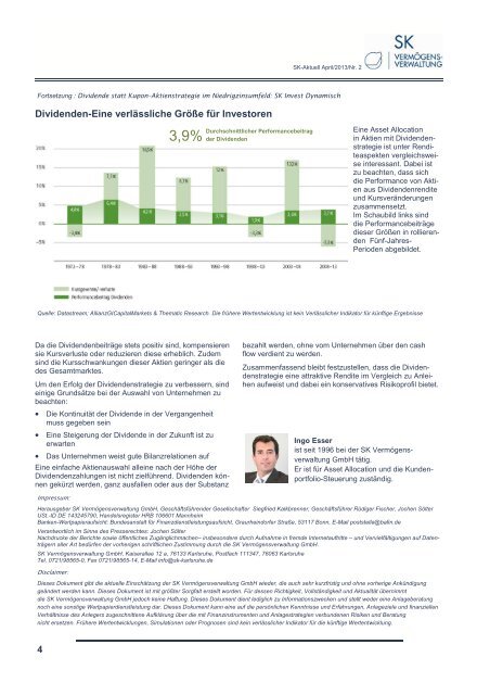 April 2013 SK-Aktuell - SK Vermögensverwaltung Karlsruhe