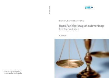 Rundfunkbeitragsstaatsvertrag - Südwestrundfunk