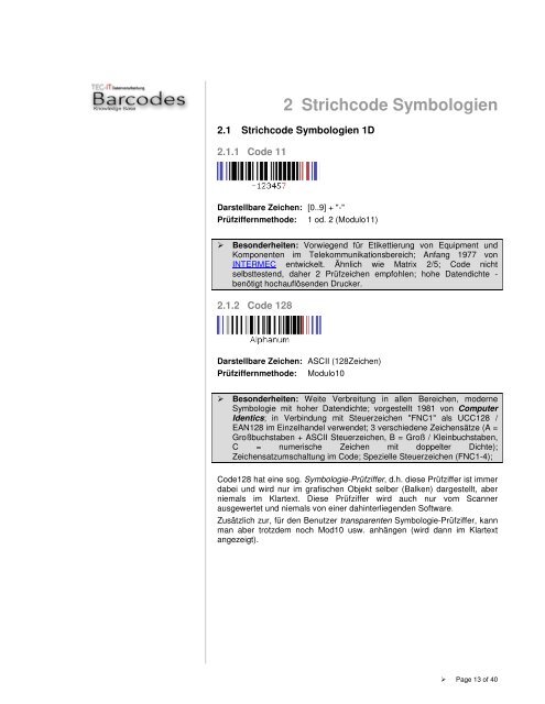 Einführung - TEC-IT Datenverarbeitung GmbH