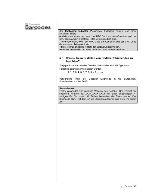 Einführung - TEC-IT Datenverarbeitung GmbH