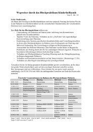 Handbuch Blockpraktikum - Universitätsklinikum Aachen