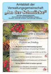 Amtsblatt Nr. 23 vom 22.11.2013 - Verwaltungsgemeinschaft 