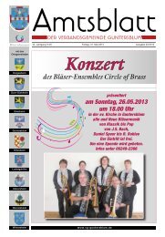 Konzert - Verbandsgemeinde Guntersblum