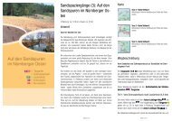 Sandspaziergänge (3): Auf den Sandspuren im Nürnberger ... - VGN