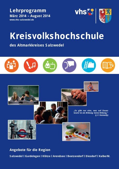 Kursprogramm PDF 3,9MB - Kreisvolkshochschule Salzwedel