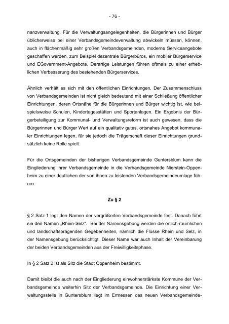 Gesetzesbegründung kann hier eingesehen - Verbandsgemeinde ...