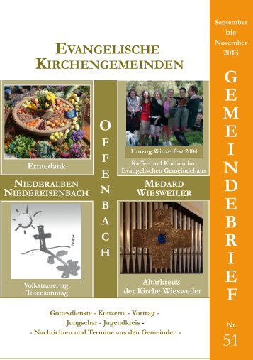Gemeindebrief 51 - Wiesweiler