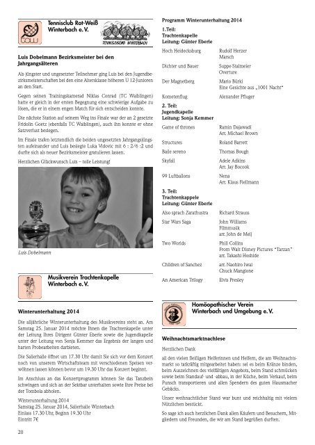 Mitteilungsblatt KW 49/2013 - Gemeinde Winterbach