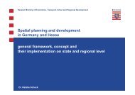 Spatial planning and development in Germany and Hesse ...