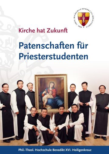Patenschaftsfolders 2013 - im Stift Heiligenkreuz