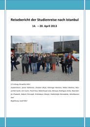 Reisebericht der Studienreise nach Istanbul 14. – 20. April 2013