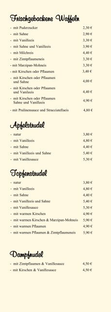 Download der Speisekarte als PDF-Datei. - Cafe Adele