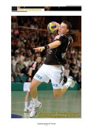 DHB-Ausbildungsplan B-Trainer - Deutscher Handballbund