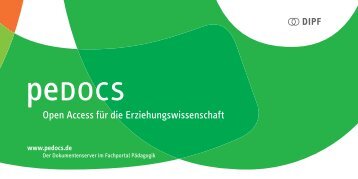 pedocs - Deutsches Institut für Internationale Pädagogische ...