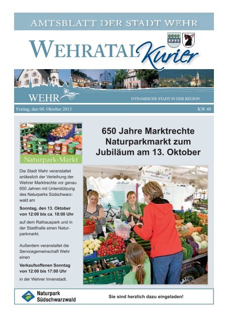 WEHRATALKurier - Stadt Wehr