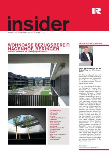 Insider 5 - Rhomberg Bau Schweiz