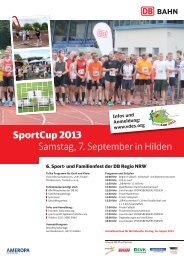 SportCup 2013 Samstag, 7. September in Hilden - VDES - Verband ...