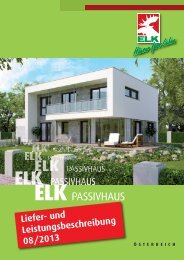 Liefer- und Leistungsbeschreibung - Elk Fertighaus AG