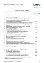 PDF-Datei: Heilmittelverzeichnis Tarif K2B - DKV