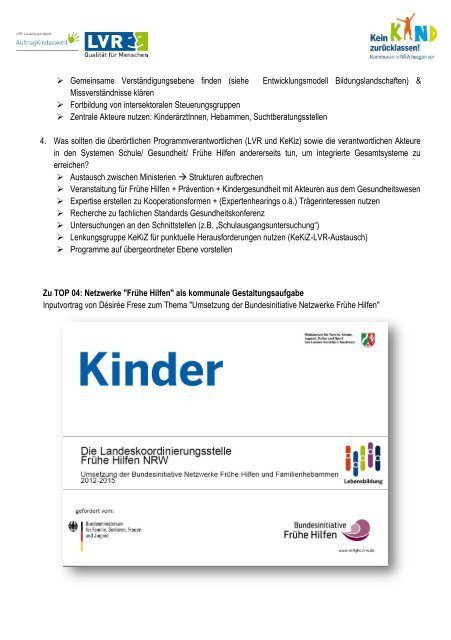 Dokumentation der Frühjahrsakademie