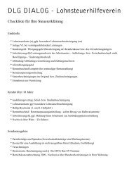 dlg-checkliste.pdf - DLG Lohnsteuerhilfeverein