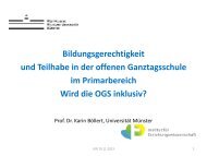 Wird die OGS inklusiv? - Landschaftsverband Rheinland