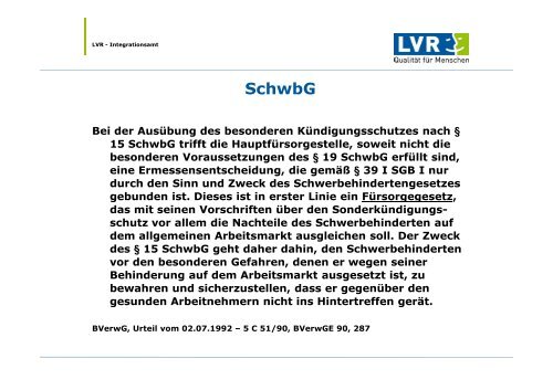 Präsentation: Die Schwerbehindertenvertretung auf dem Weg zum ...