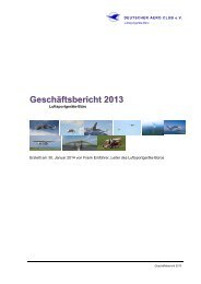 Jahresbericht 2013 - DAeC Deutscher Aeroclub