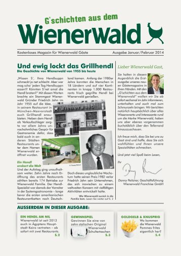 Ausgabe #01 2014 Januar/Februar als PDF - Wienerwald